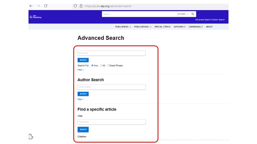 جستجوی پیشرفته در پایگاه AIP