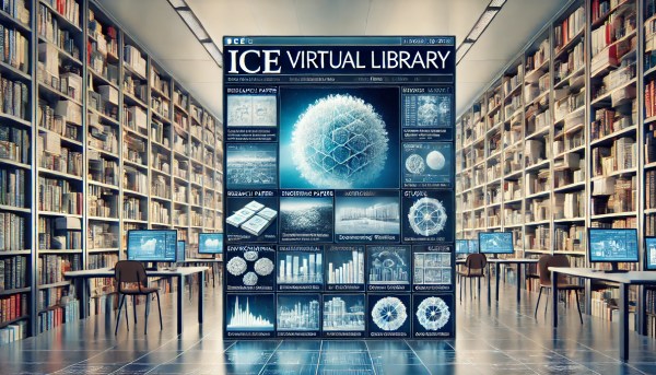 تعداد مجلات و کتاب‌های علمی موجود در ICE Virtual Library