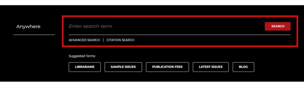 جستجوی ساده در پایگاه Canadian Science Publishing