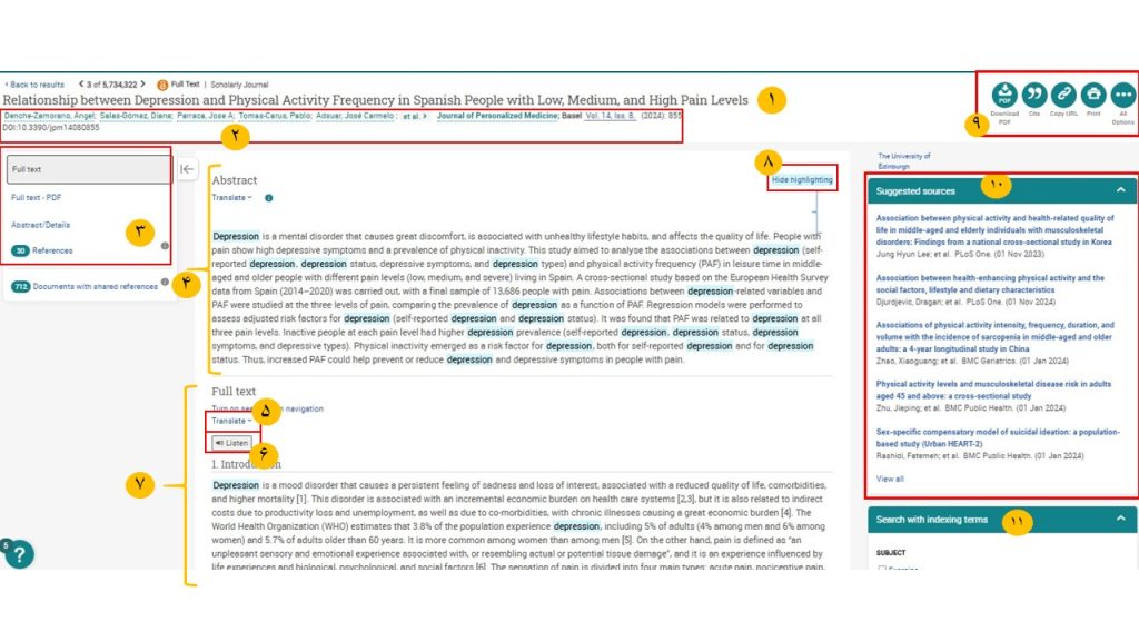 صفحه مقاله در ProQuest