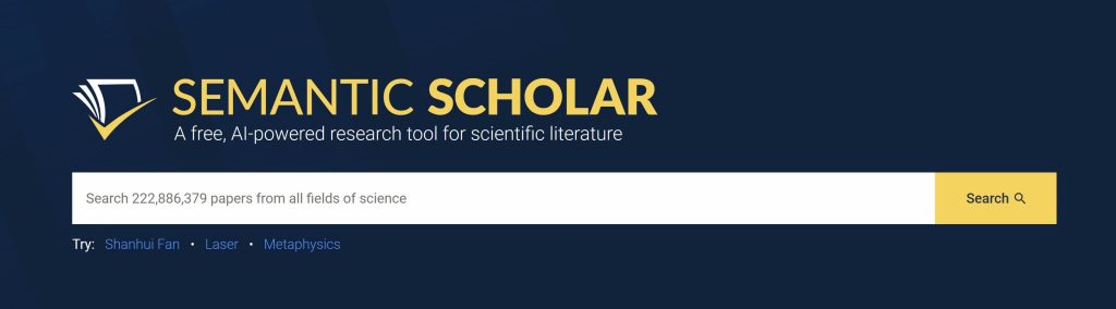 سایت سرچ مقاله انگلیسی semantic scholar