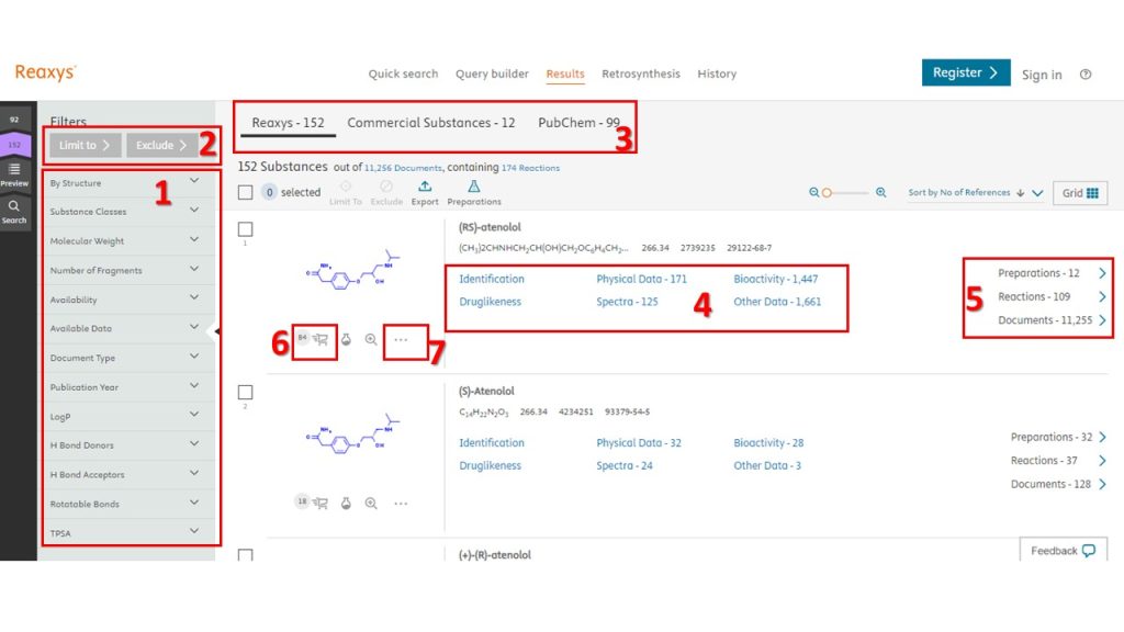 مدیریت نتایج در ریکسیس