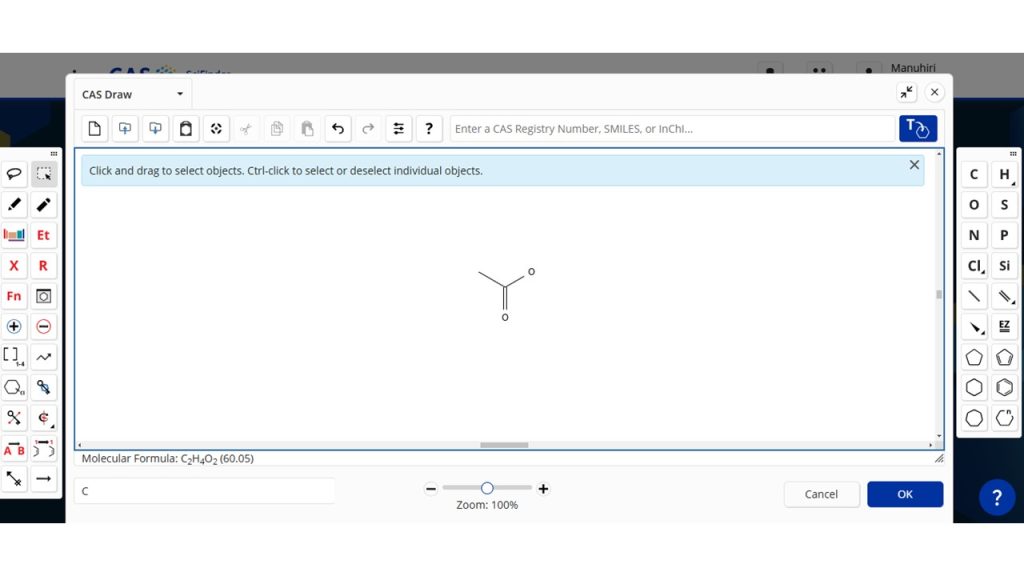 جستجوی ساختاری مواد در scifinder