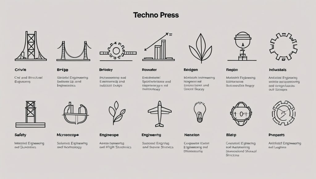 حوزه‌های علمی تحت پوشش Techno Press