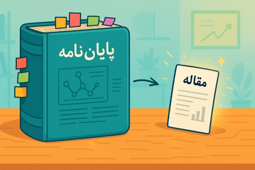 حجم پایان نامه و مقاله