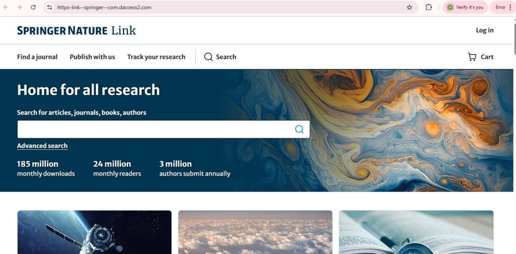 پایگاه SpringerLink