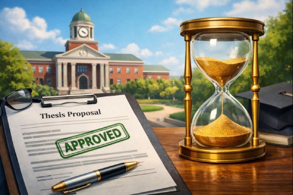 مدت زمان تصویب پروپوزال تا دفاع