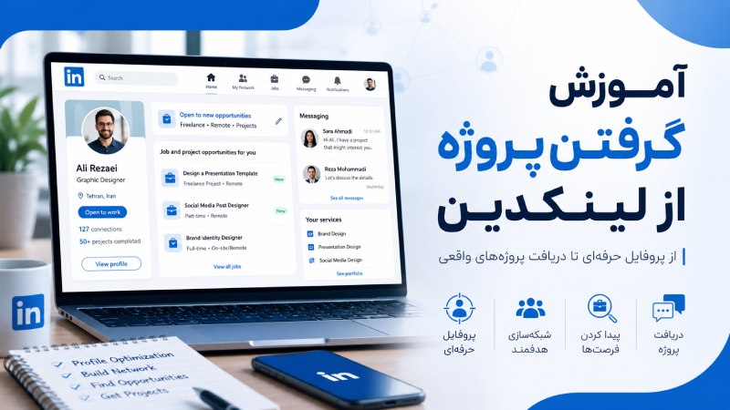 پروژه گرفتن از لینکدین