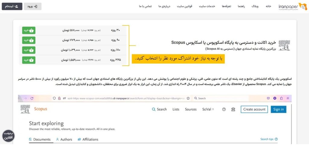 دسترسی مستقیم به اسکوپوس