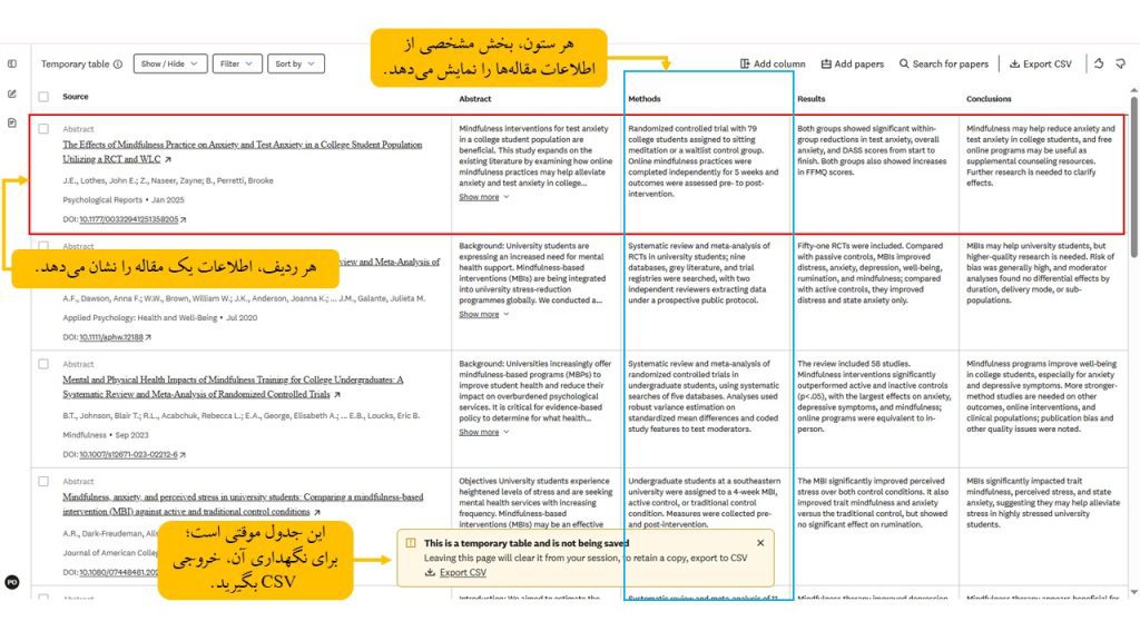 مقایسه منابع در LeapSpace